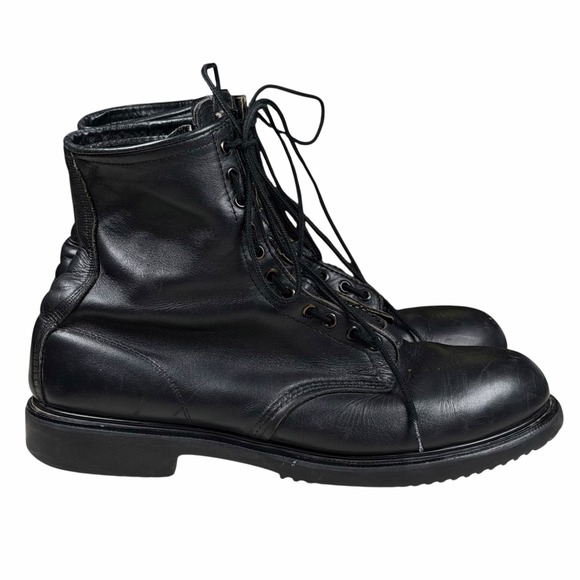 Red Wing Zip-Up Fire Boots (Steel Toe) (USA) Men's Sz‎ 14 D - [READ!]